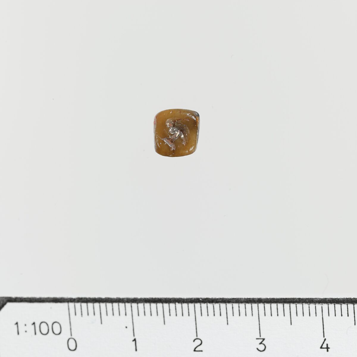 Bead, 3 sided, Steatite, Minoan