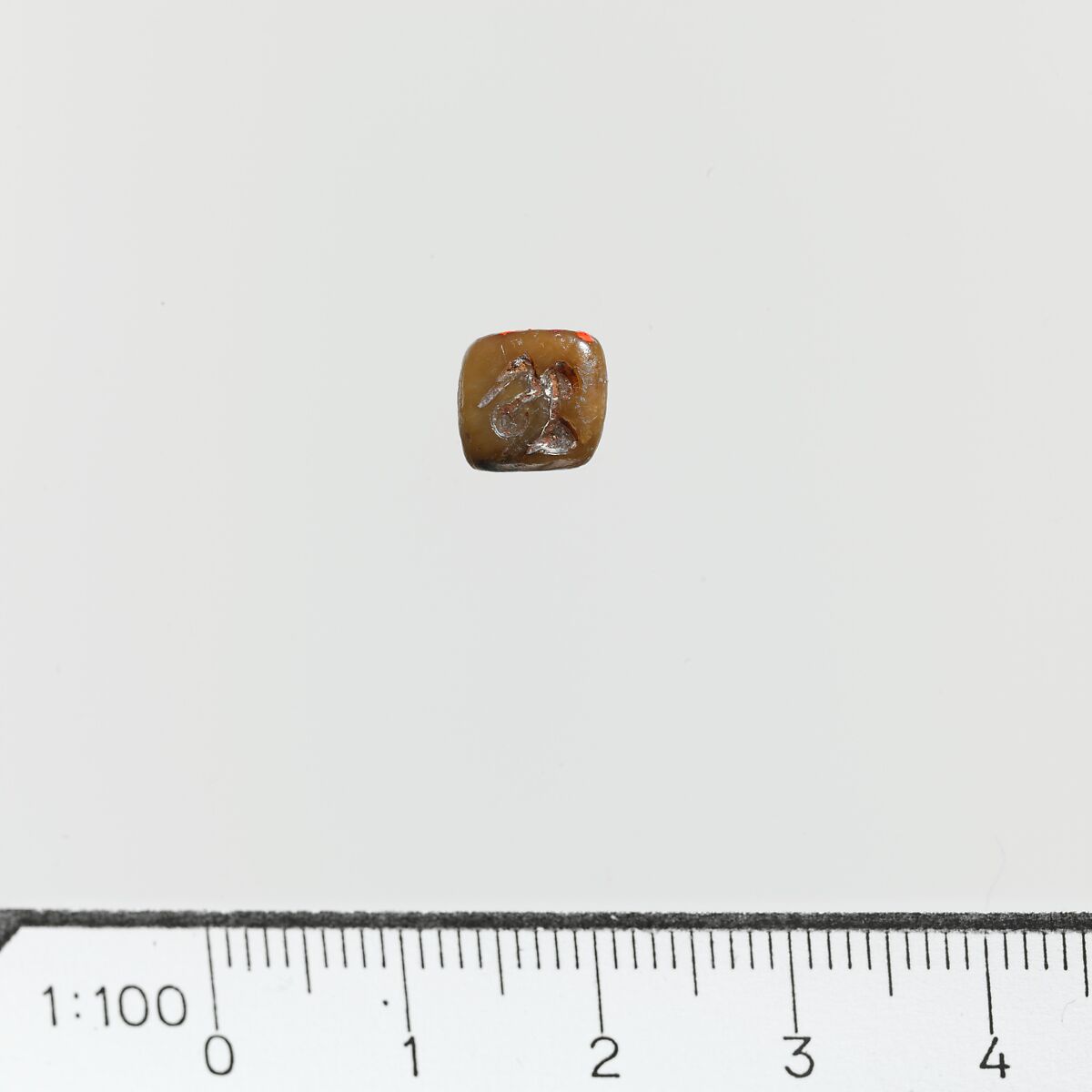 Bead, 3 sided, Steatite, Minoan