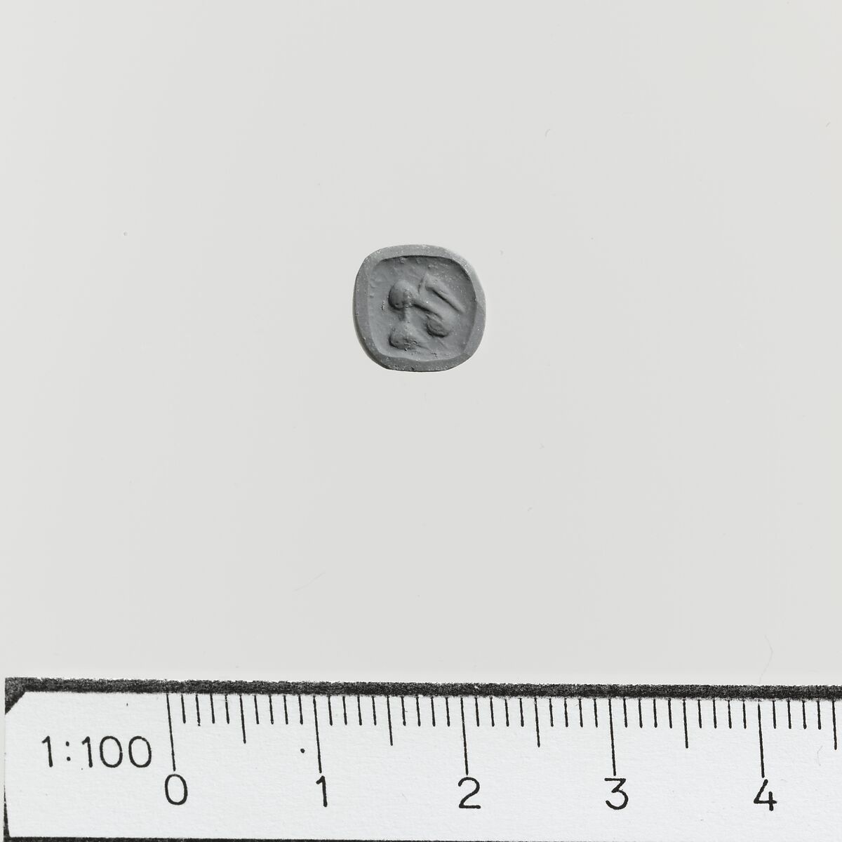 Bead, 3 sided, Steatite, Minoan