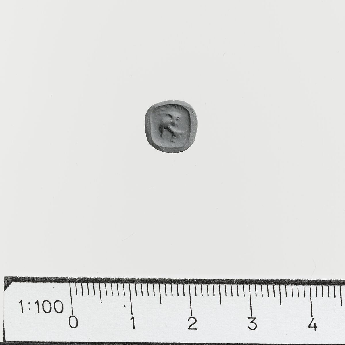 Bead, 3 sided, Steatite, Minoan