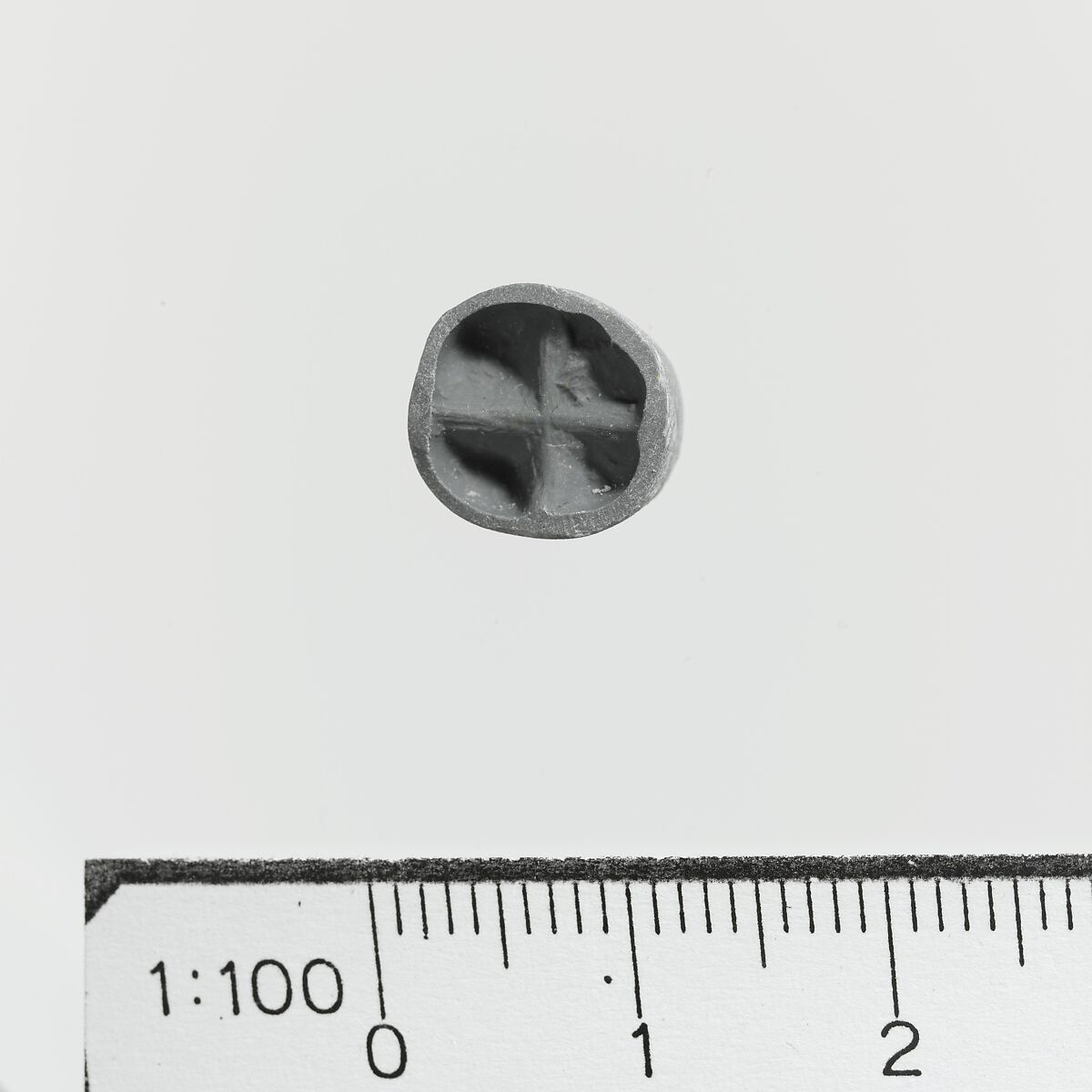 Seal stamp, Steatite, Minoan