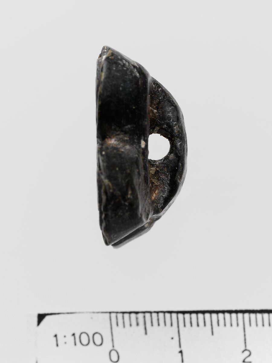 Steatite seal with bridge handle, Steatite, Minoan