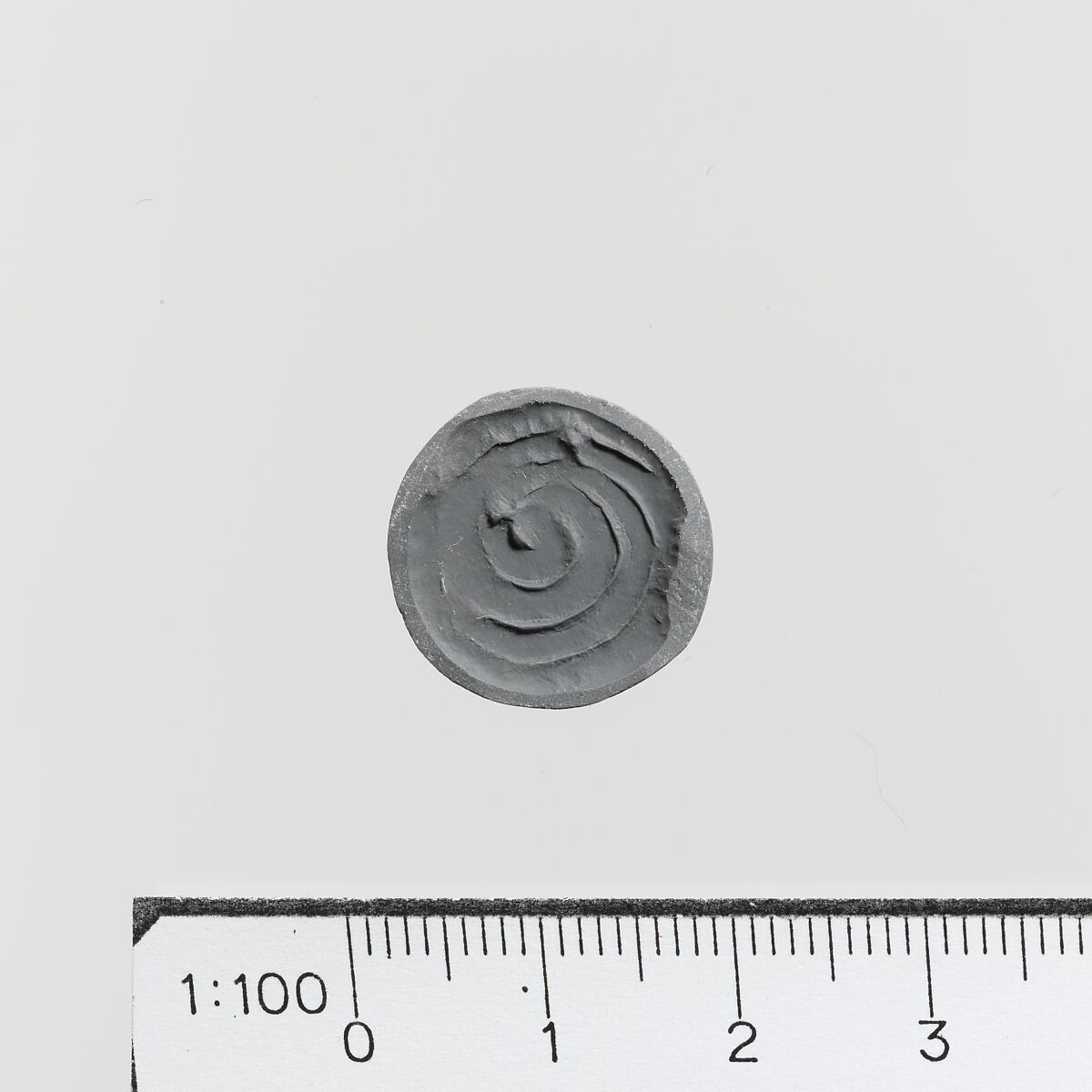 Steatite conoid seal, Steatite, Minoan