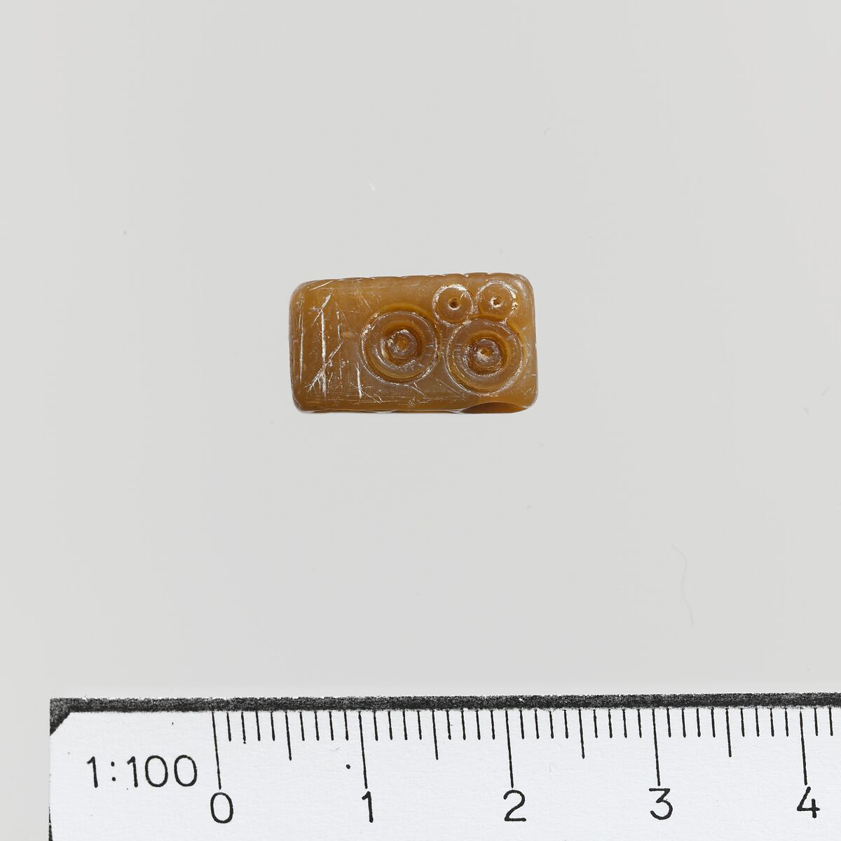 Steatite rectangular prism, Serpentine, Minoan 