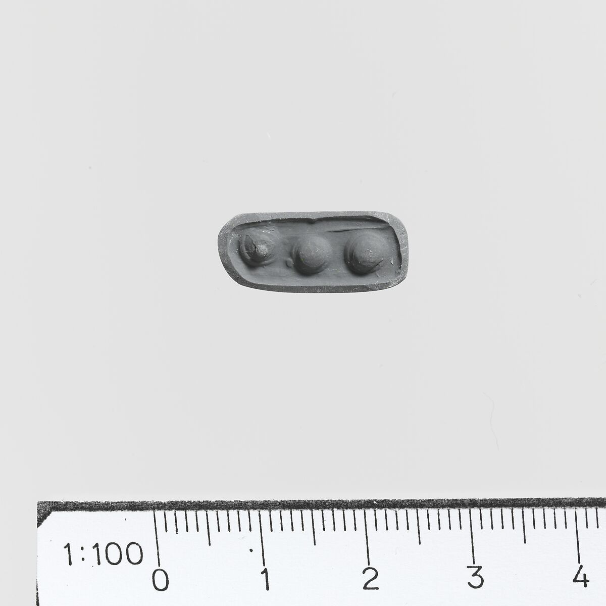 Steatite rectangular prism, Serpentine, Minoan