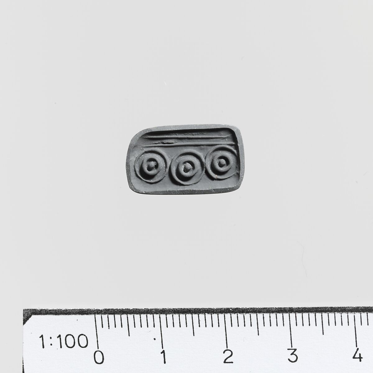 Steatite rectangular prism, Serpentine, Minoan