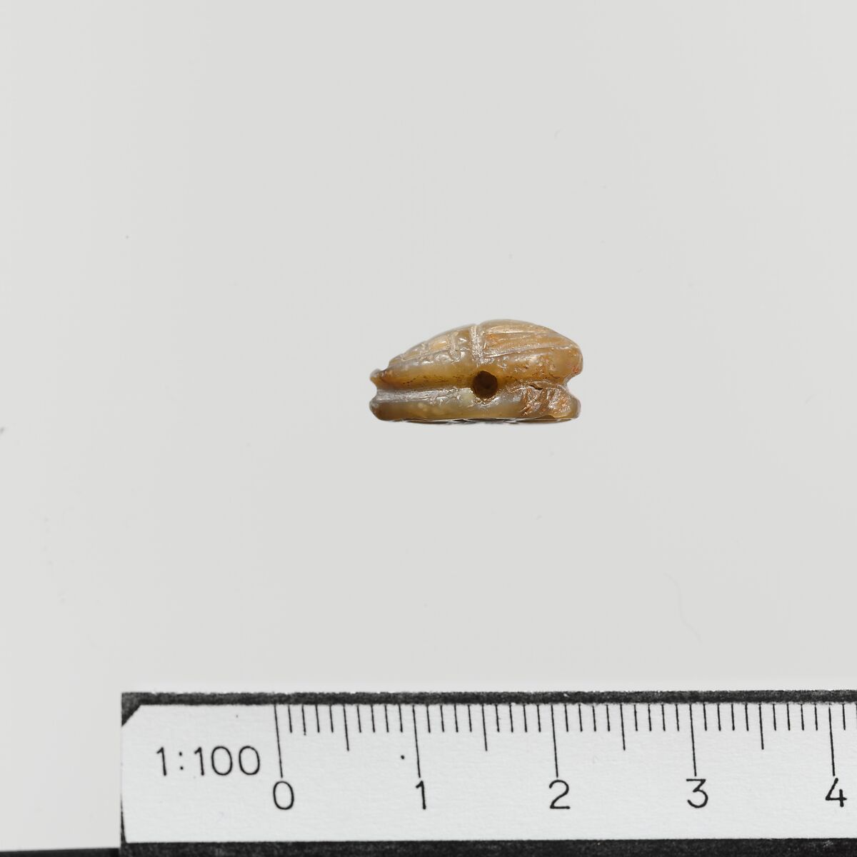 Steatite scaraboid seal, Steatite, Minoan