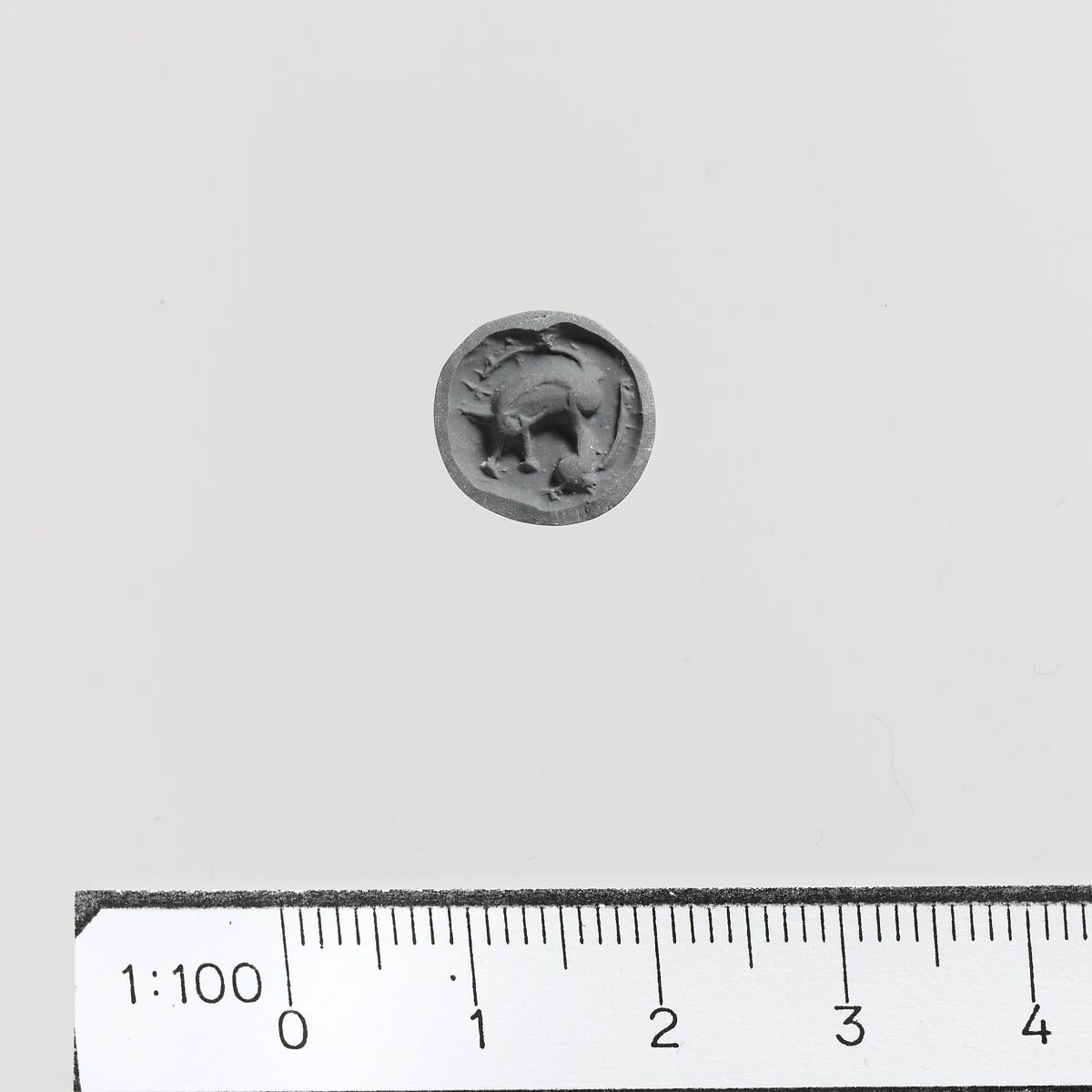 Steatite triangular prism, Steatite, Minoan