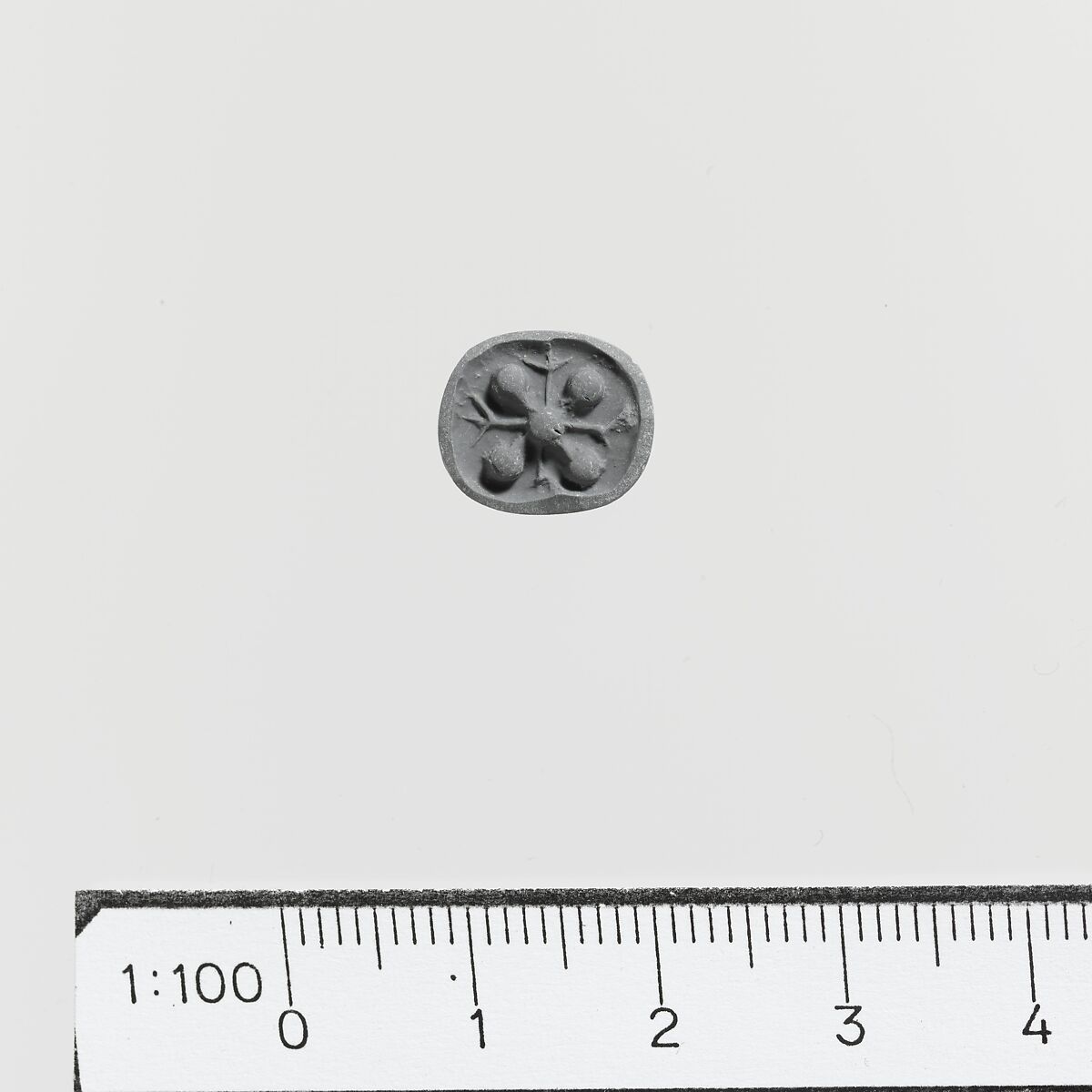 Steatite triangular prism, Steatite, Minoan