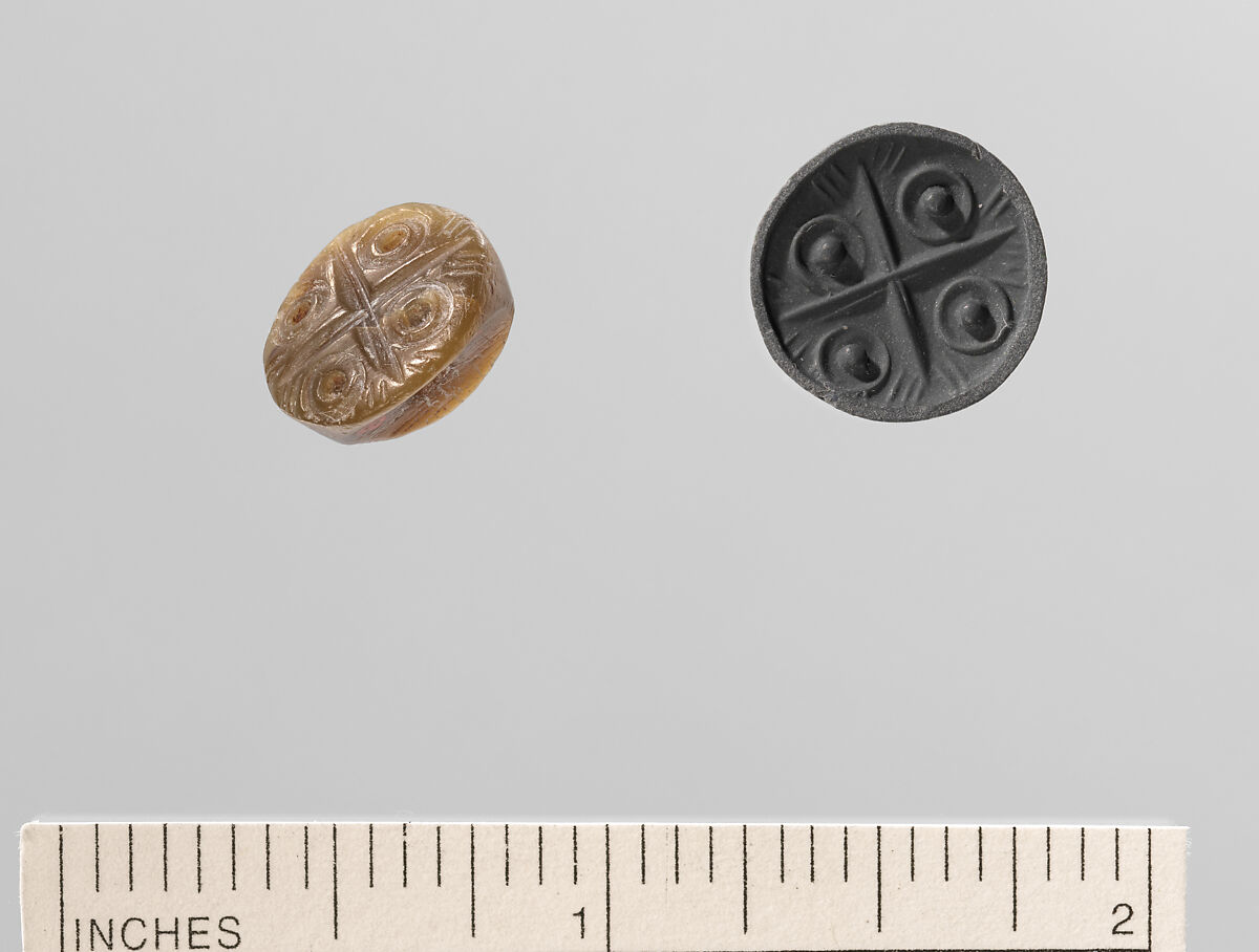 Steatite Stamp Seal, Steatite, Minoan 