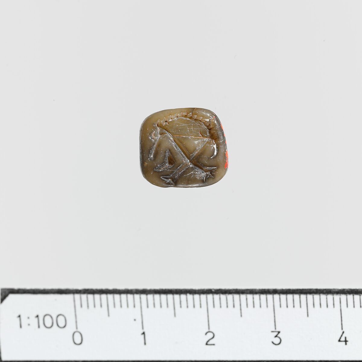 Steatite triangular prism, Serpentine, Minoan