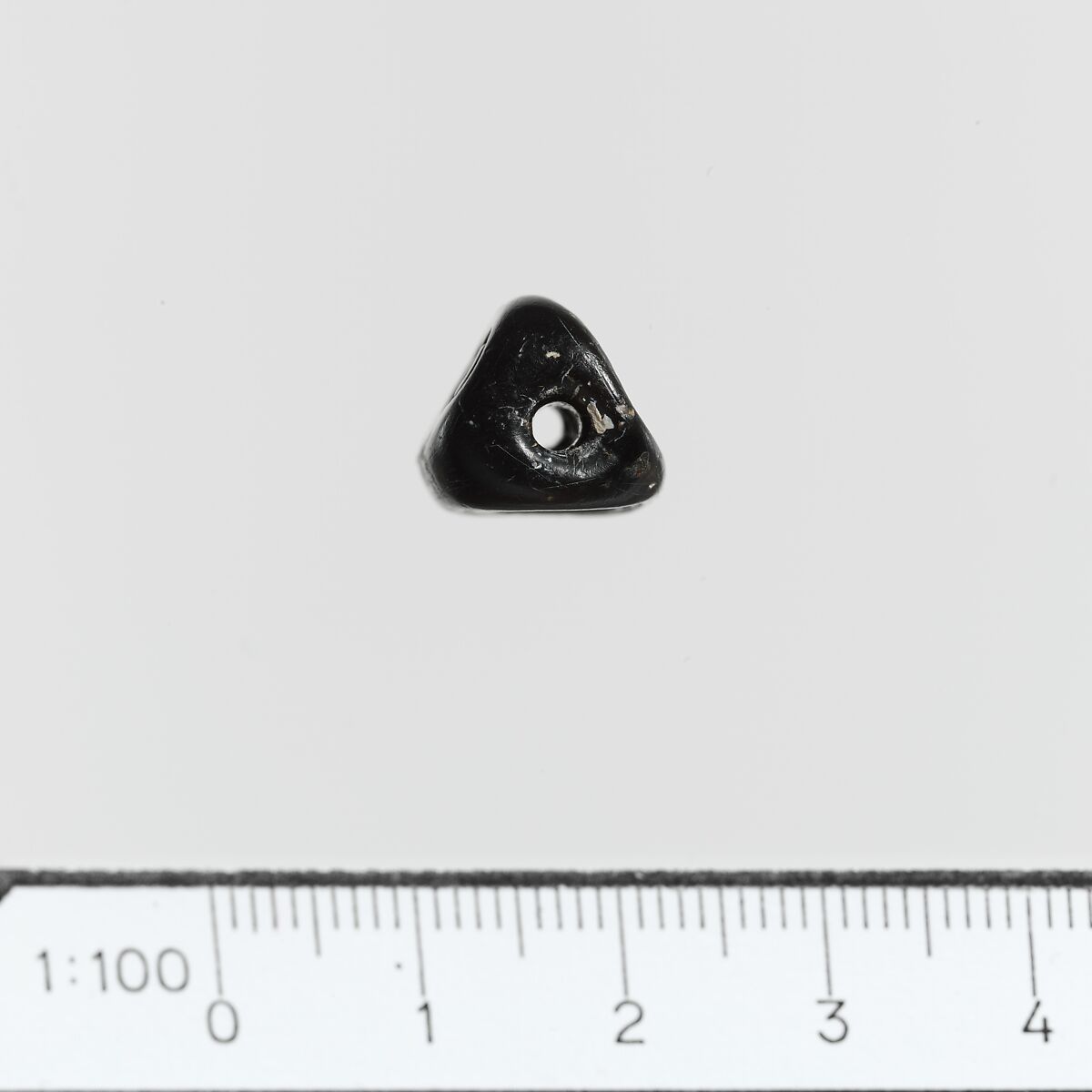 Serpentine triangular prism with circles, Serpentine, Minoan