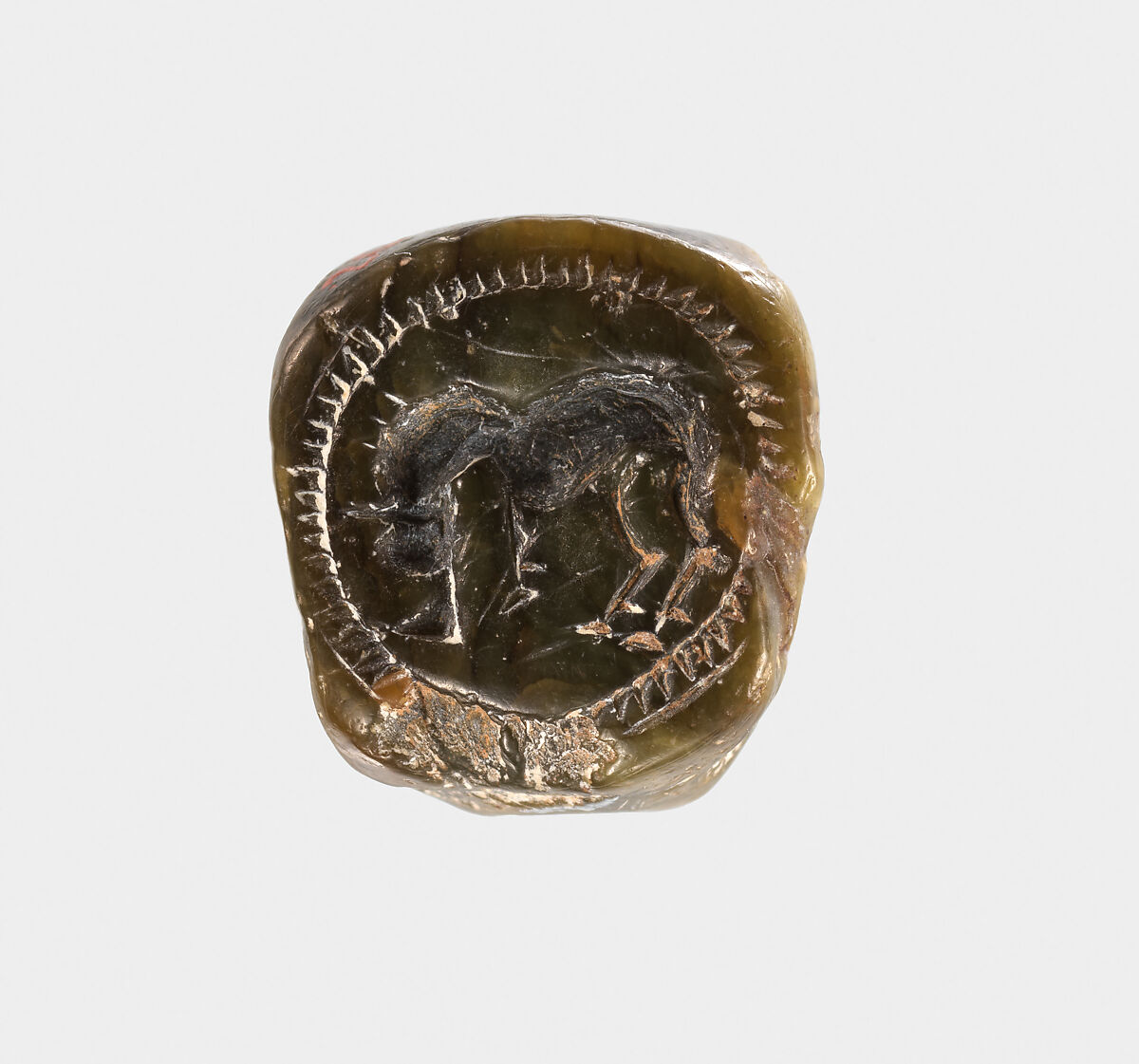 Steatite Triangular Prism, Steatite, Minoan