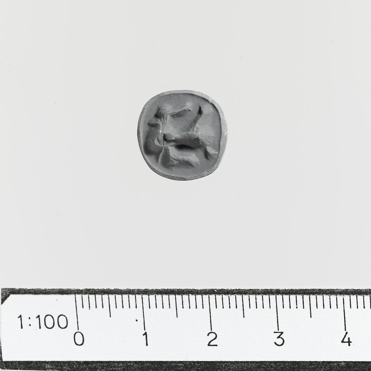 Steatite triangular prism, Steatite, Minoan