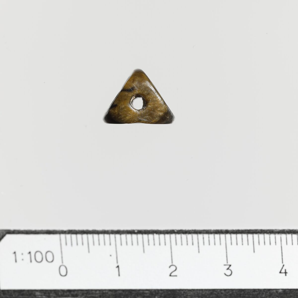 Steatite triangular prism, Steatite, Minoan