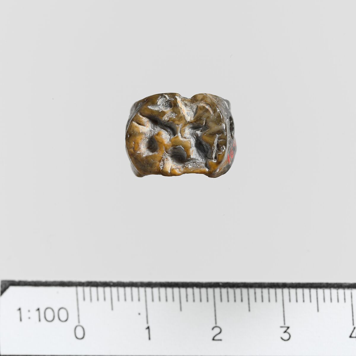 Steatite triangular prism, Steatite, Minoan