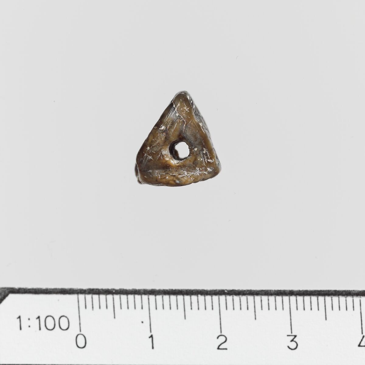 Steatite triangular prism, Steatite, Minoan