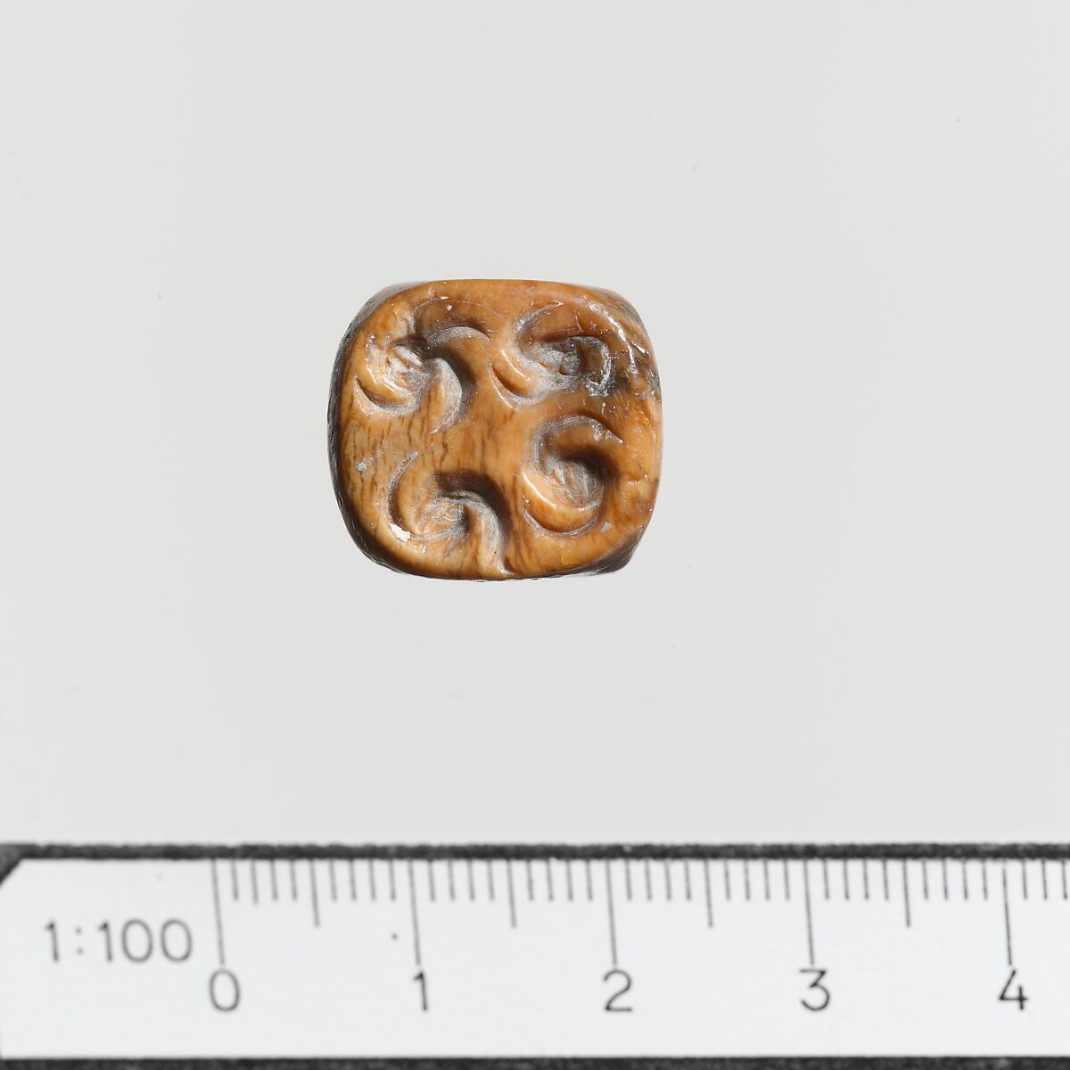 Steatite triangular prism, Steatite, Minoan