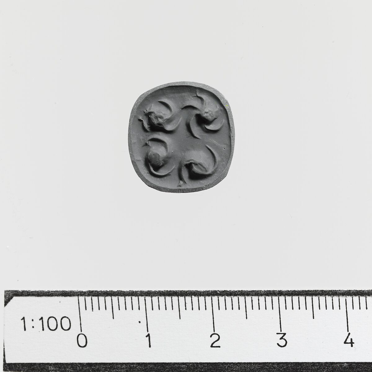 Steatite triangular prism, Steatite, Minoan