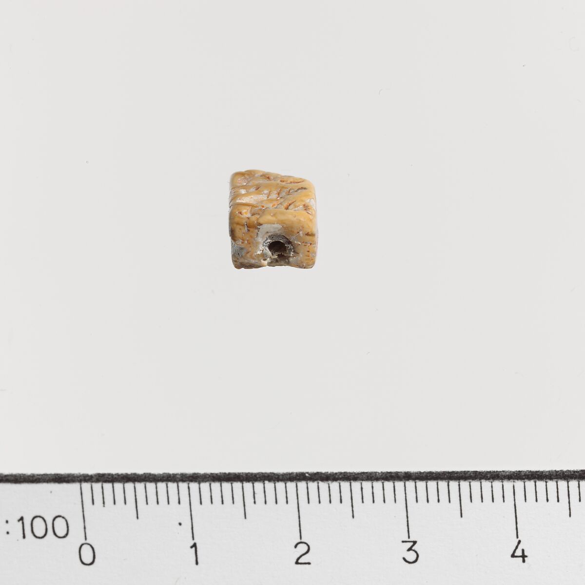 Seal with hole, Steatite, Minoan