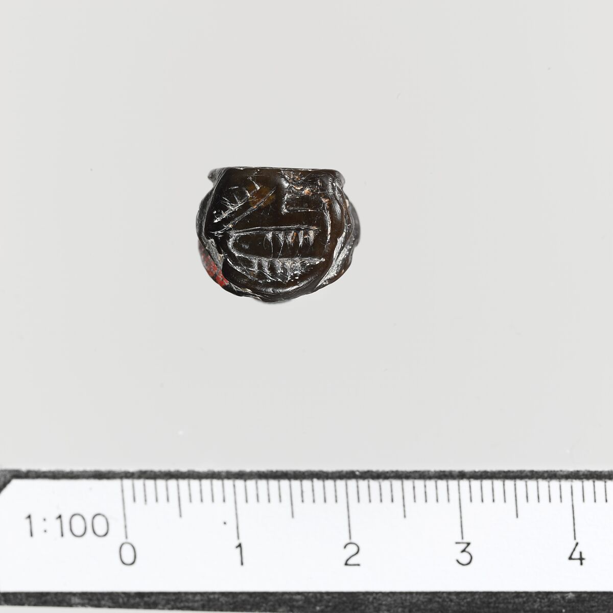 Seal with hole, Steatite, Minoan