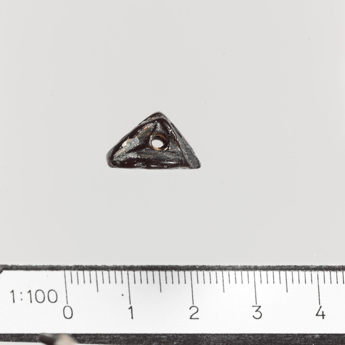 Seal with hole, Steatite, Minoan