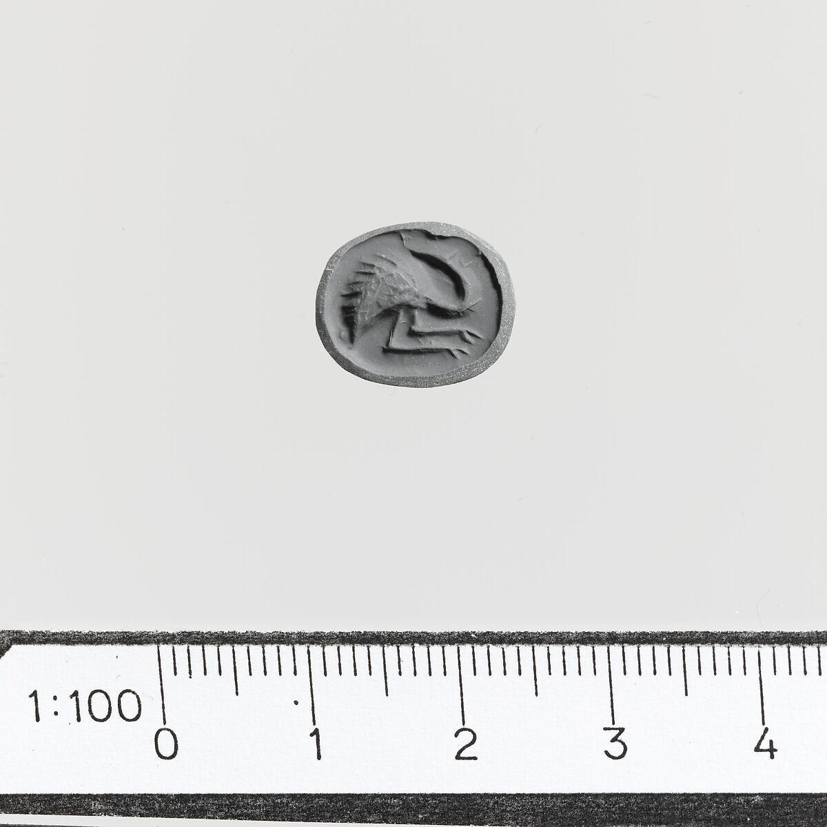 Steatite triangular prism, Steatite, Minoan