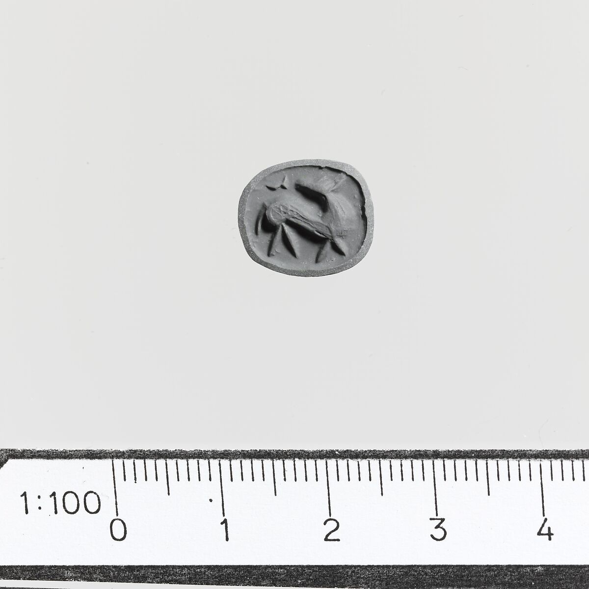 Steatite triangular prism, Steatite, Minoan