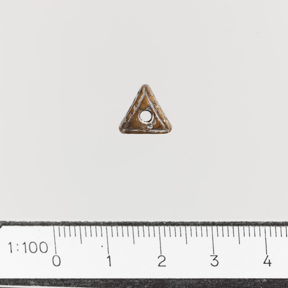 Steatite triangular prism, Steatite, Minoan