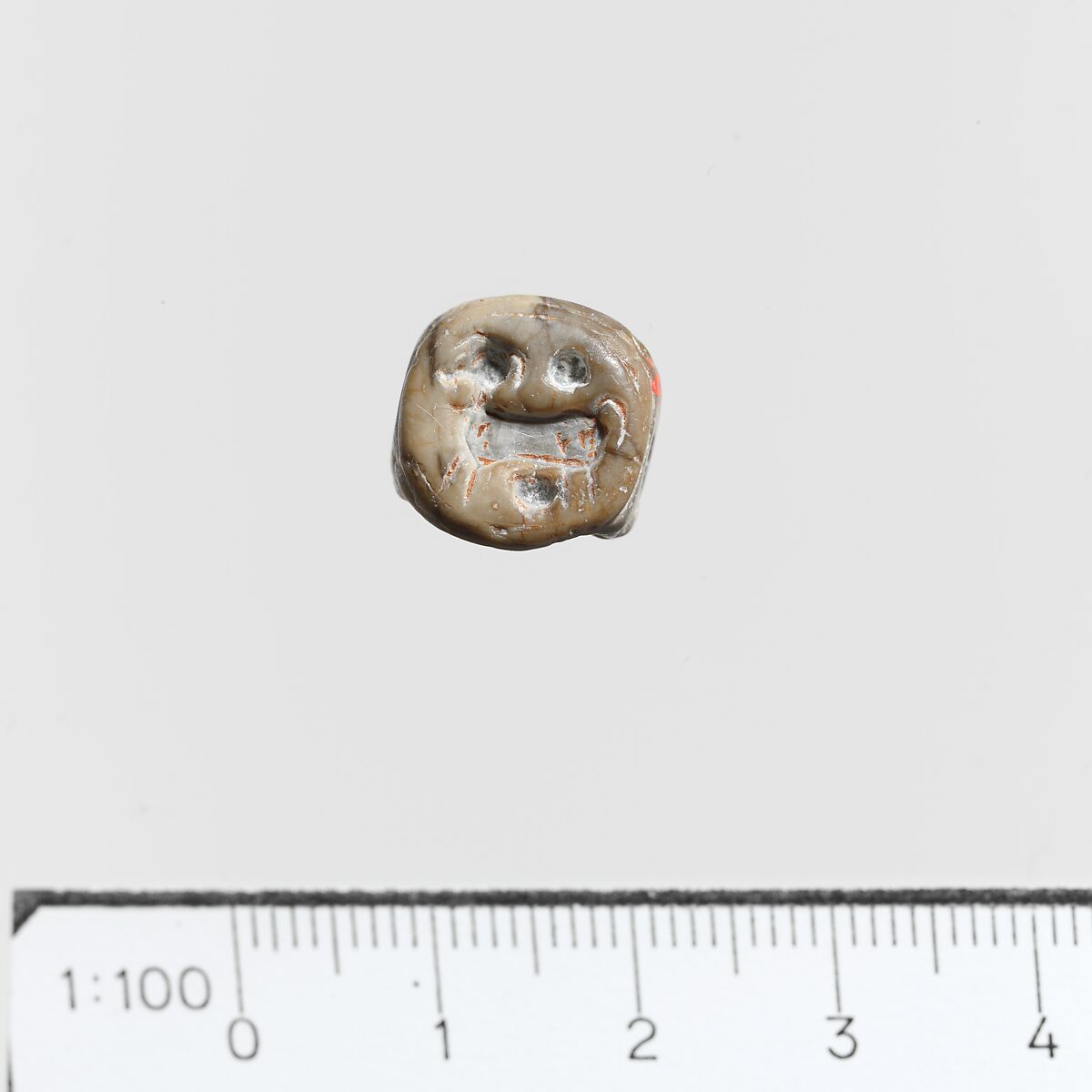 Seal, Serpentine (burnt), Minoan, Crete