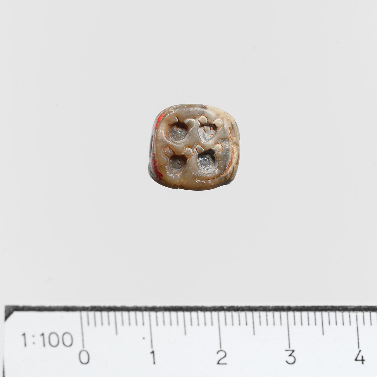 Seal, Serpentine (burnt), Minoan, Crete