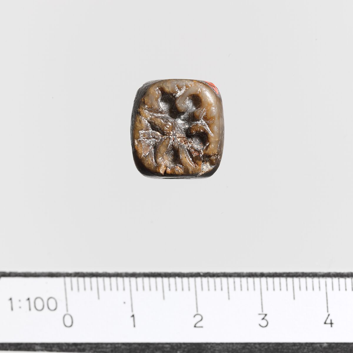 Steatite triangular prism, Steatite, Minoan