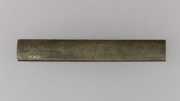 Knife Handle (Kozuka), Copper-silver alloy (shibuichi), gold, silver, Japanese