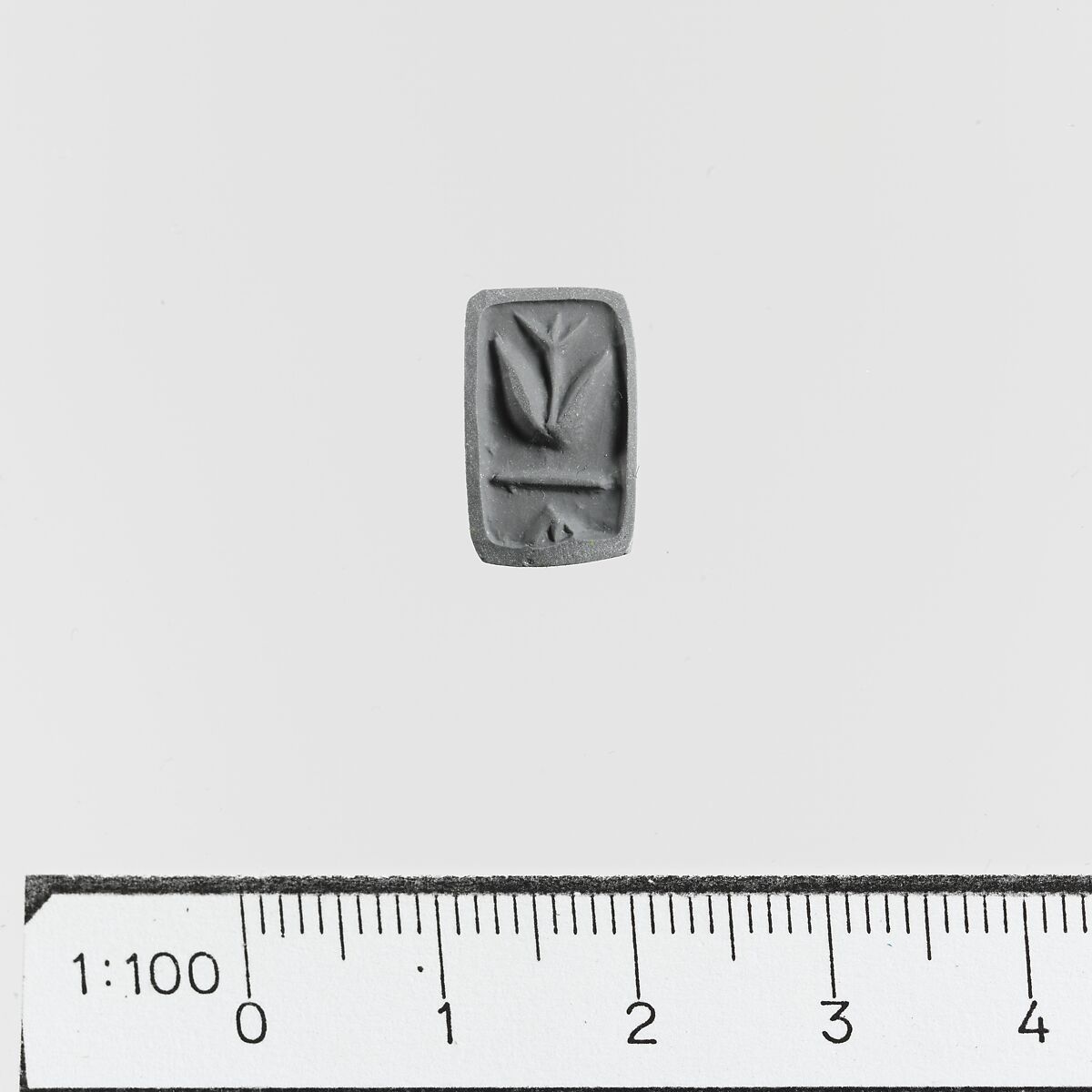 Steatite rectangular prism, Serpentine, Minoan