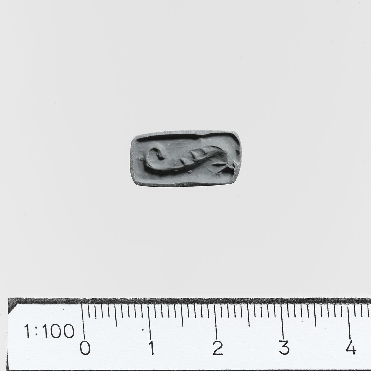 Steatite rectangular prism, Serpentine, Minoan