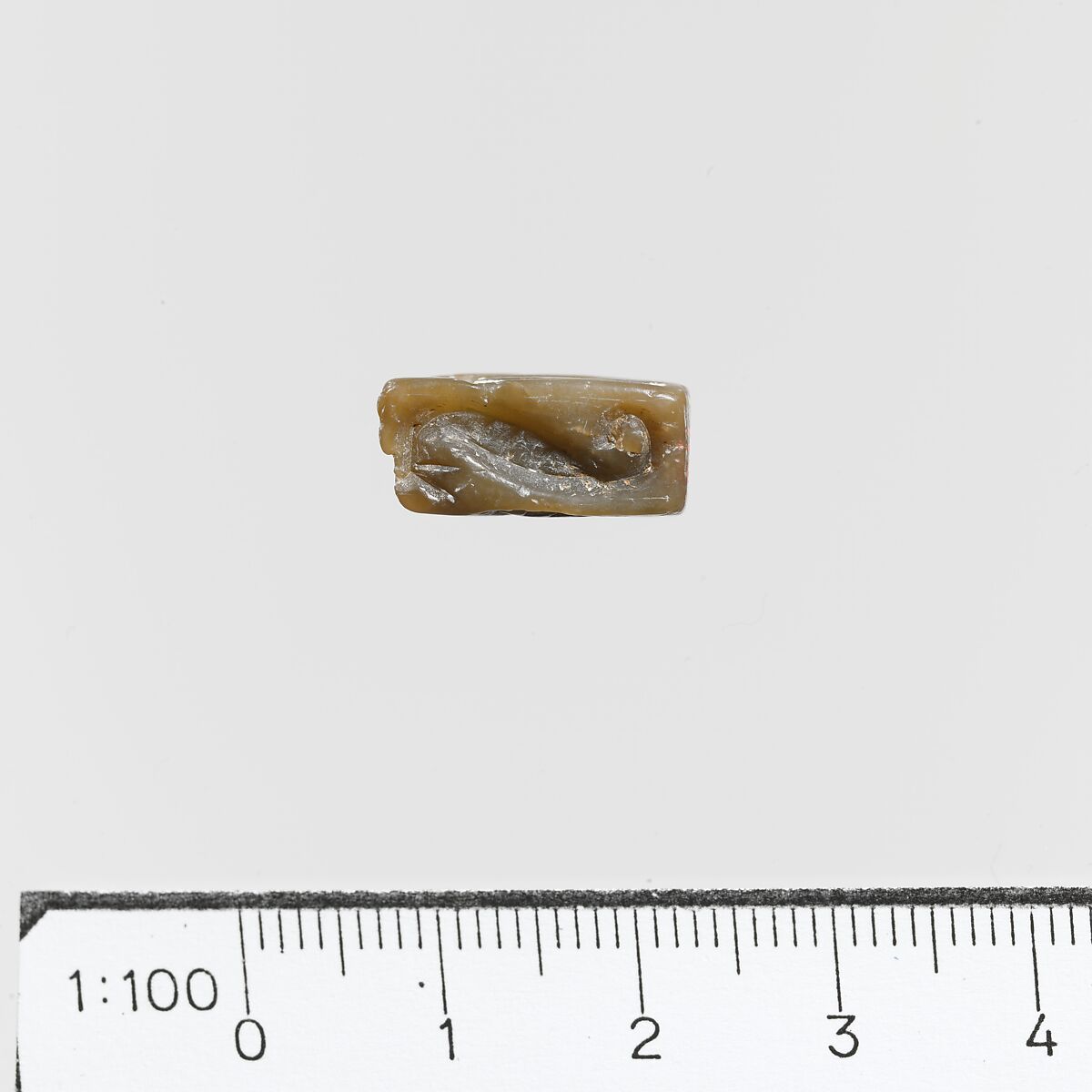 Steatite rectangular prism, Serpentine, Minoan 
