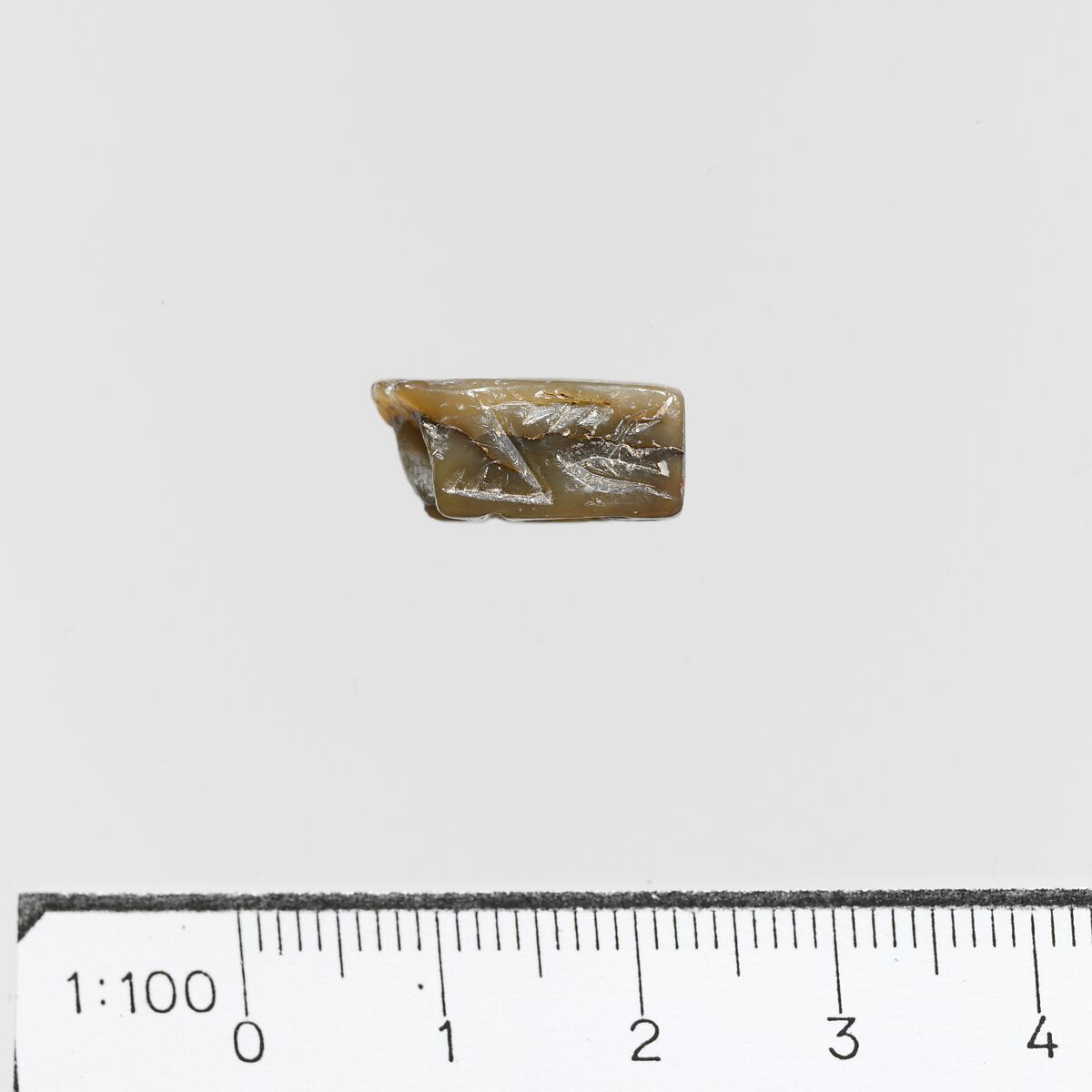 Steatite rectangular prism, Serpentine, Minoan