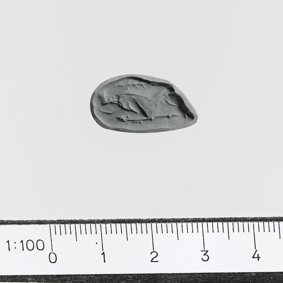 Steatite triangular prism, Serpentine, Minoan