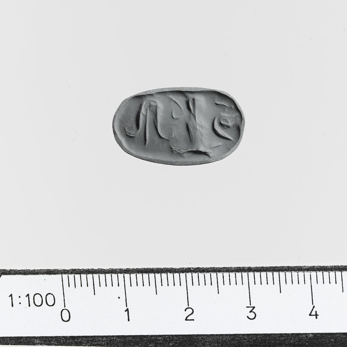 Steatite triangular prism, Serpentine, Minoan