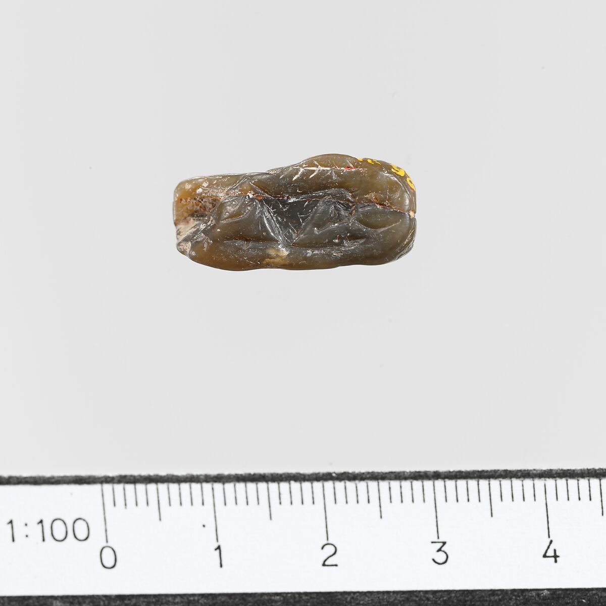 Steatite triangular prism, Serpentine, Minoan