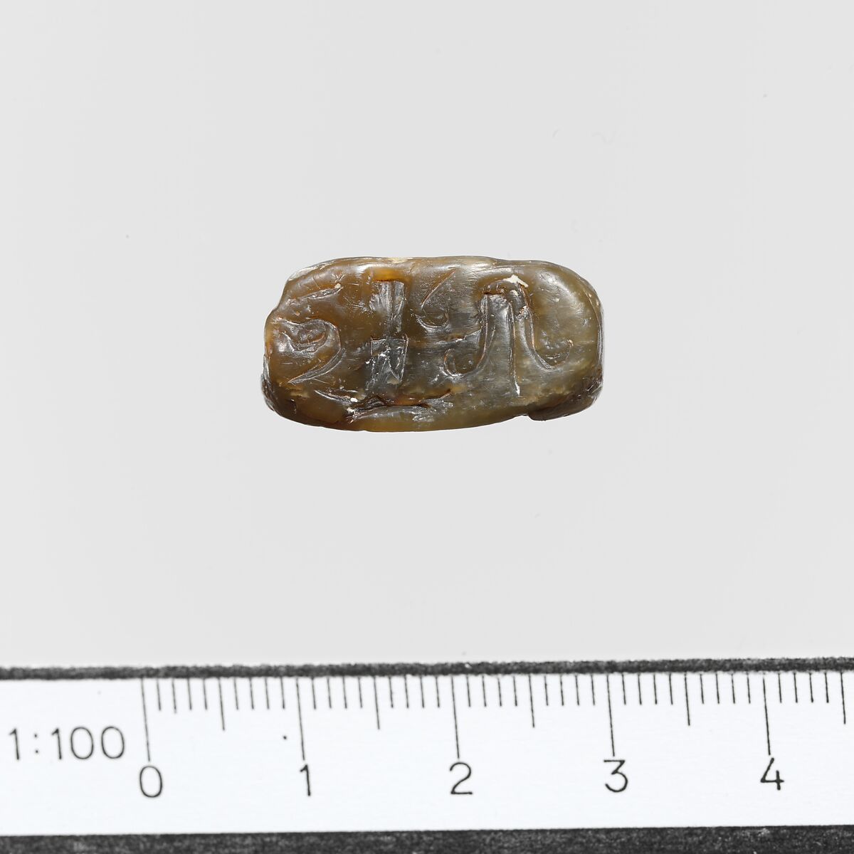 Steatite triangular prism, Serpentine, Minoan