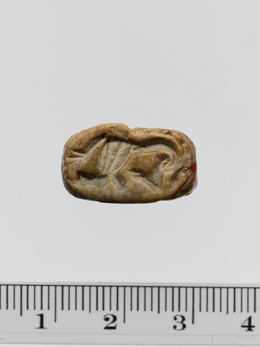 Steatite triangular prism, Serpentine, Minoan