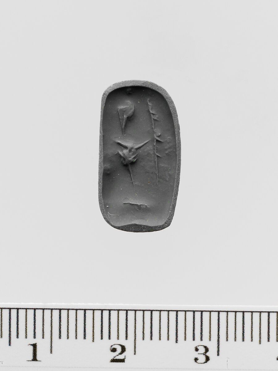 Steatite triangular prism, Serpentine, Minoan