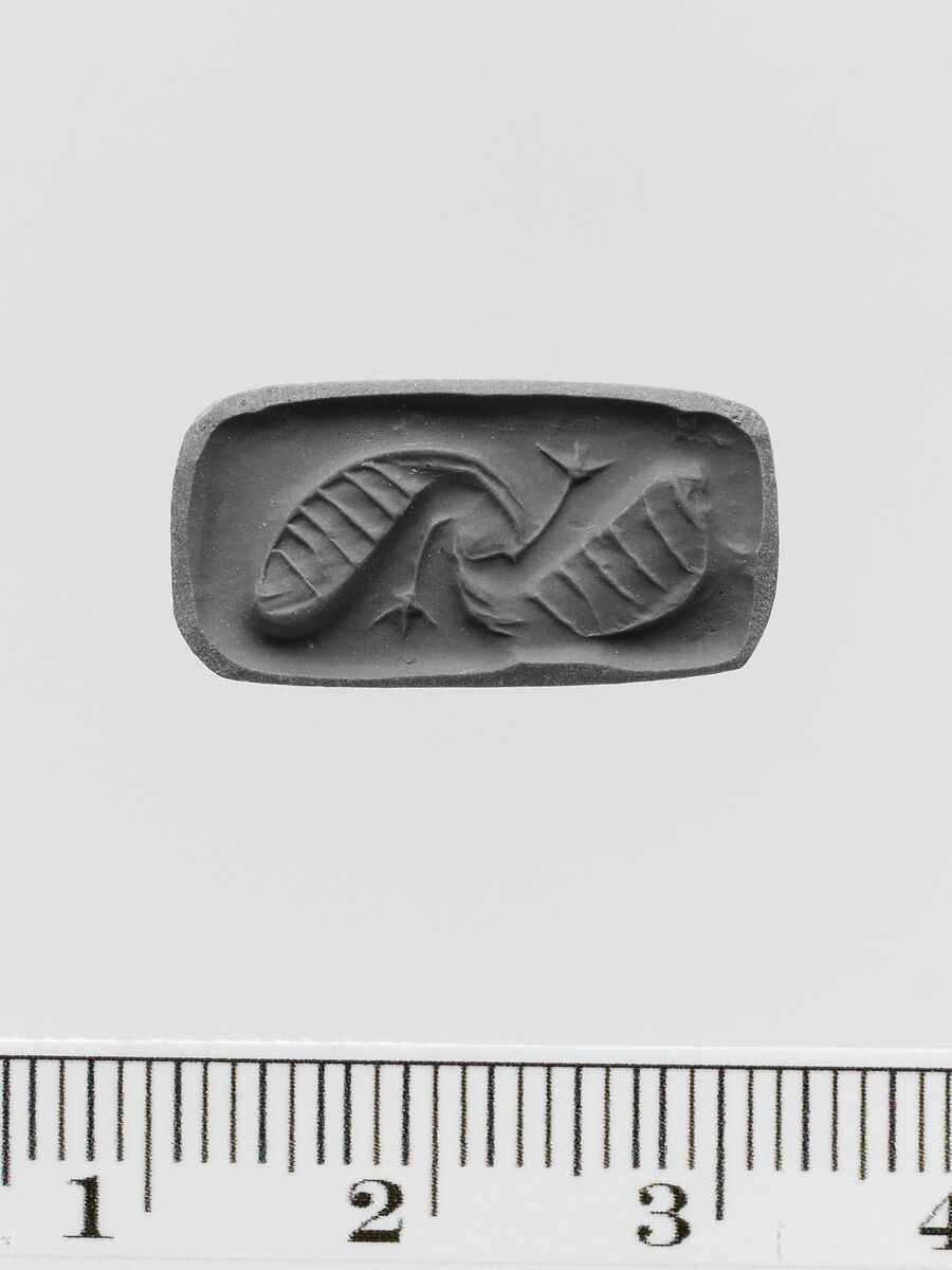 Steatite rectangular prism, Serpentine, Minoan