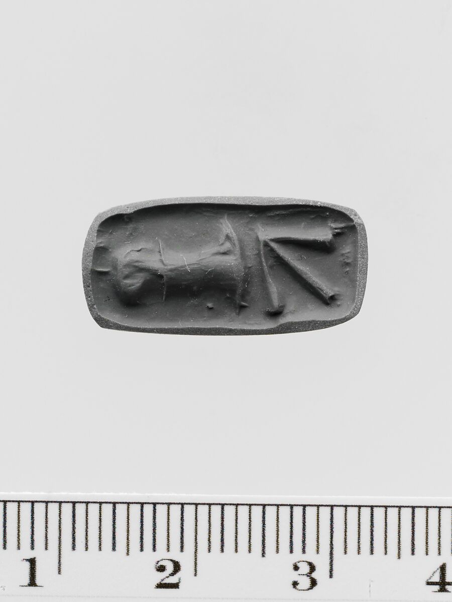 Steatite rectangular prism, Serpentine, Minoan