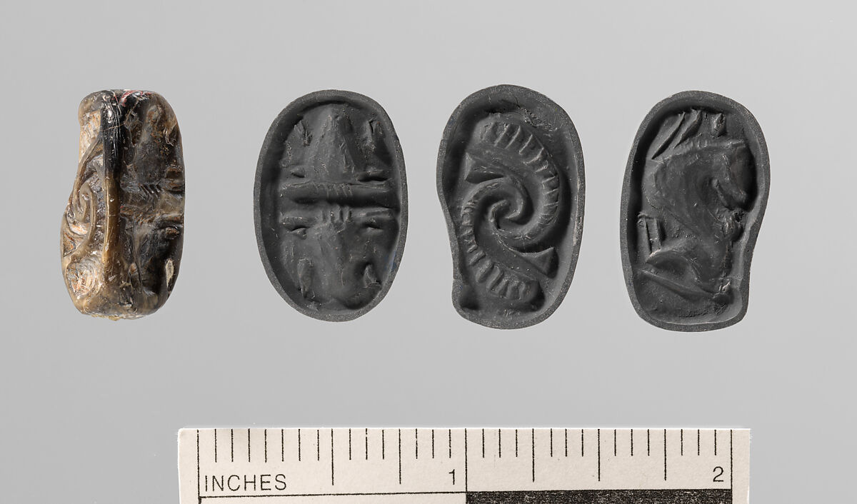 Steatite Triangular Prism, Steatite, Minoan