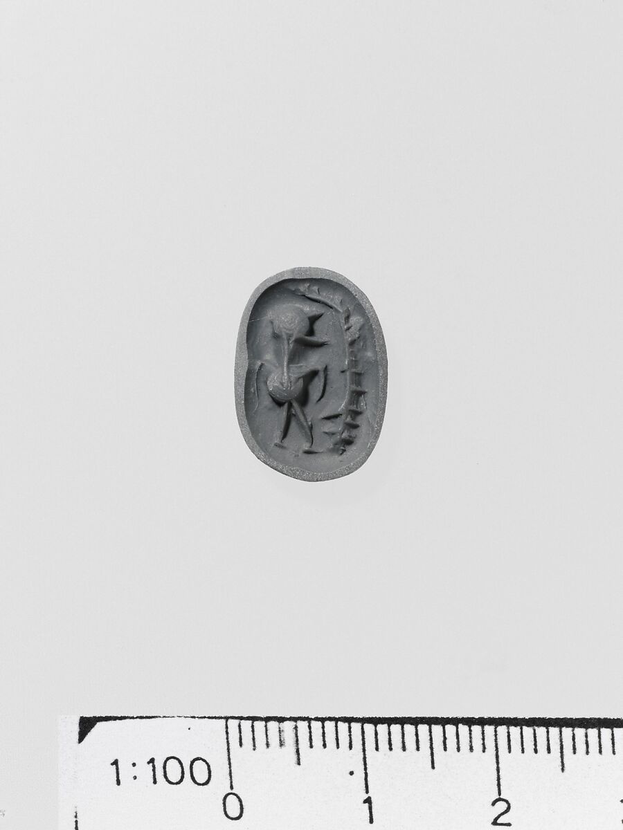 Steatite triangular prism, Serpentine, Minoan