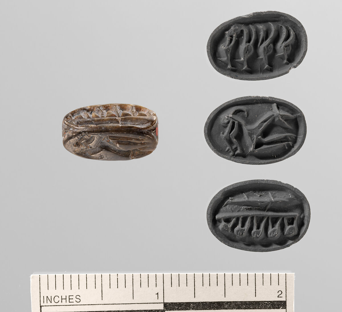 Steatite Triangular Prism, Steatite, Minoan