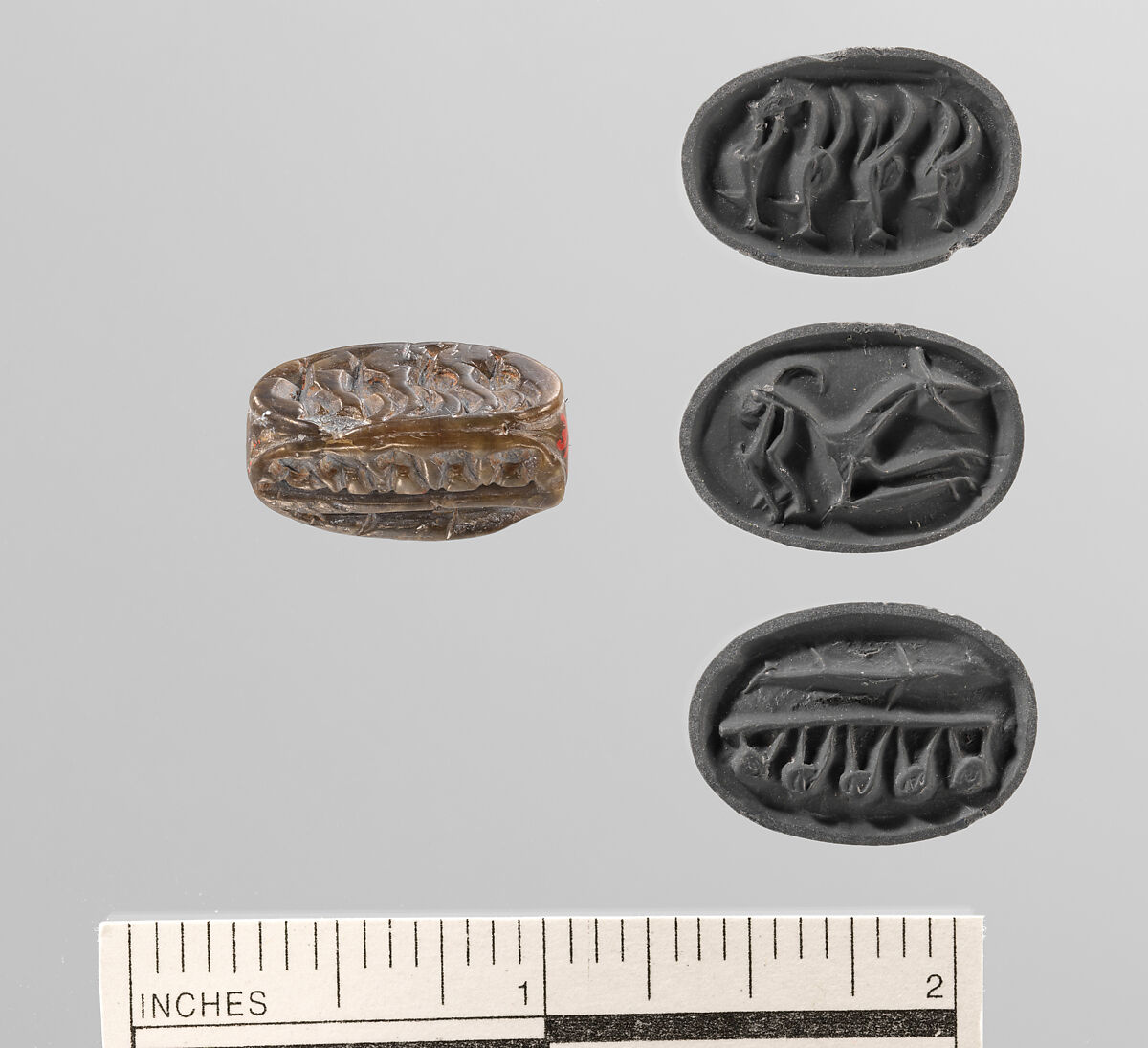 Steatite Triangular Prism, Steatite, Minoan