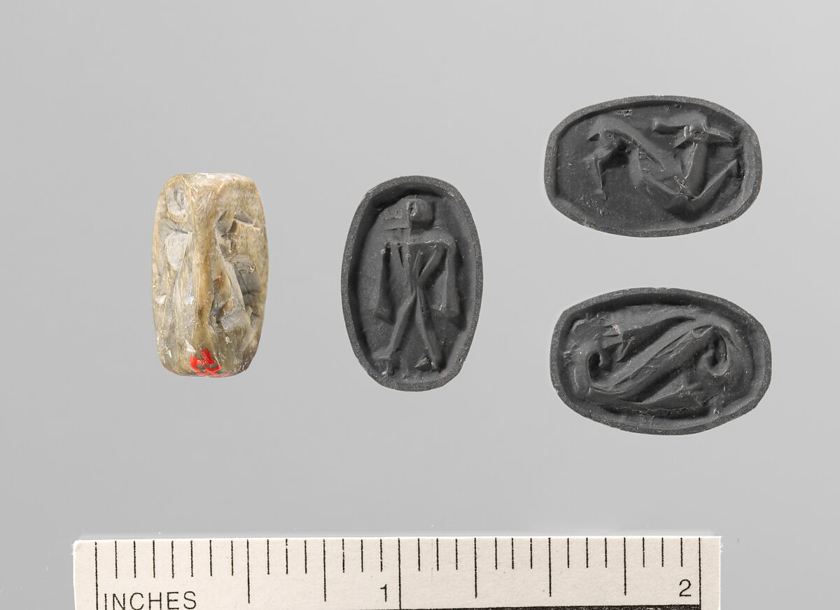 Steatite Triangular Prism, Steatite, Minoan